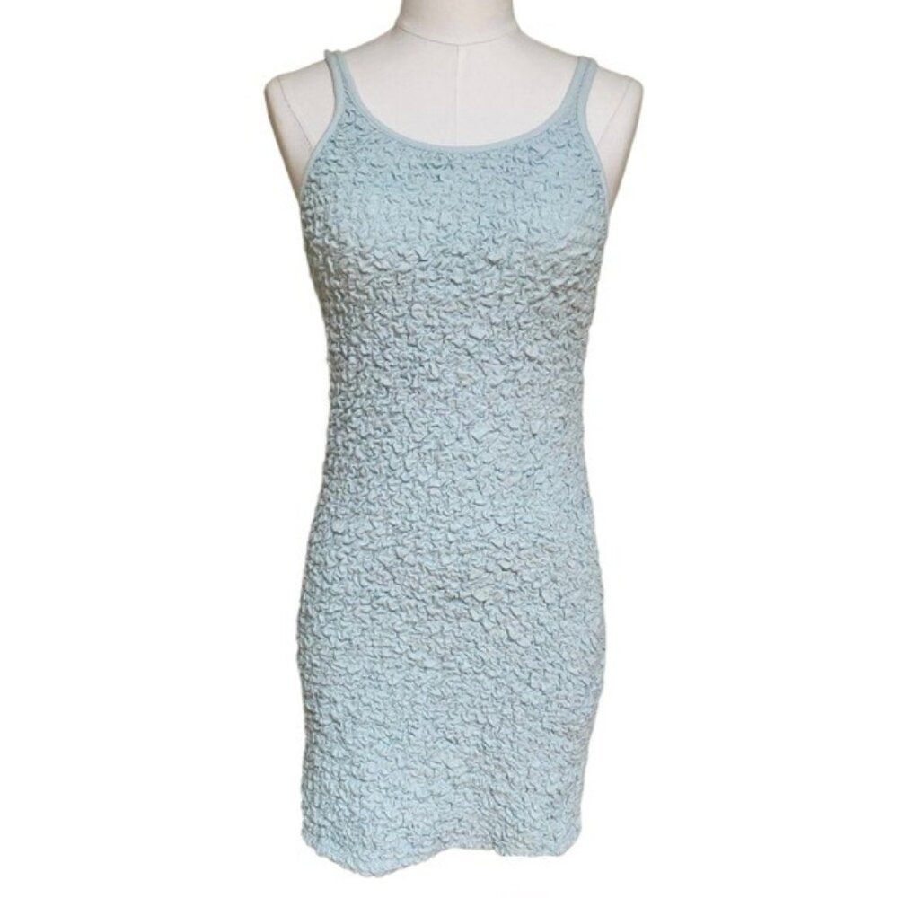 Free People Mini Dress in Light Blue Size Small NWOT